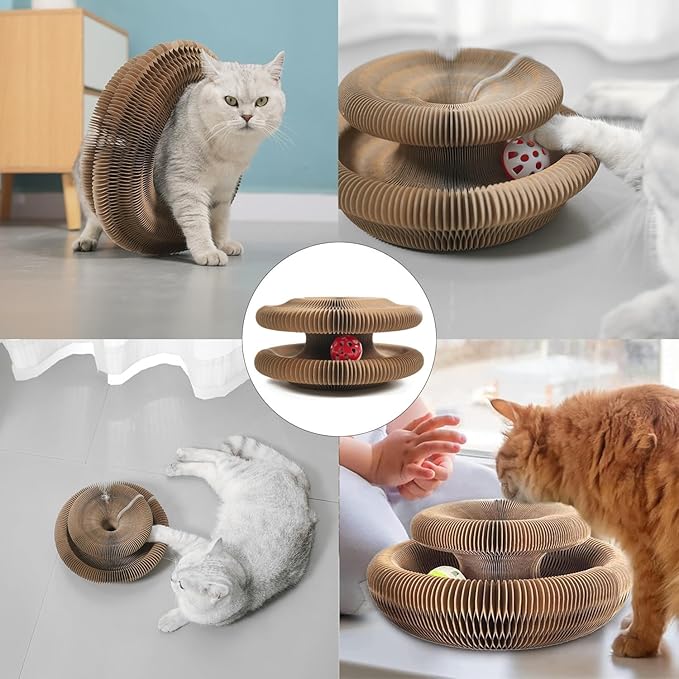 🌀 Schnurrspirale - Natürliches Vergnügen & Ruhe für deine Katze